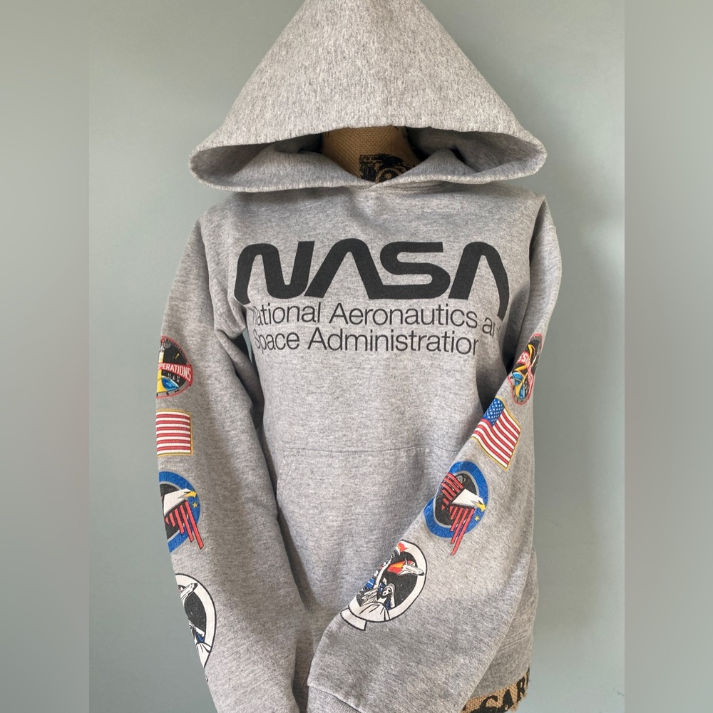 NASA Hooded graphic sweatshirt